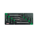 Toptul GAAT0803 L-shaped hexagon socket set (8 pieces)