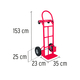 4-wheel hand truck 385kg PRETUL DIA-385P