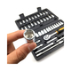 Tolsen 15138 46-piece 1/4 inch tip set
