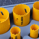 Set of 9 Tolsen iron hole punches 75861