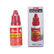 Shiny red professional stamp ink