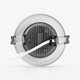 Đèn Led Downlight đổi màu Rạng Đông AT10 ĐM 110/9W (viền bạc)