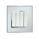 ABE MIRROR M1T-42C 2-way four-way switch white