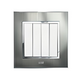 ABE SATIN S1B-42C 2-way four-way switch silver