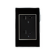 ABE CRYSTAL C1D-DT black telephone jack