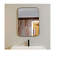 Black framed mirror 60x80cm Cotto AMH11A00- BLACK