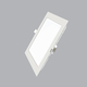Square recessed LED Panel light 6W MPE SPL-6V yellow light