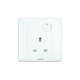 Mặt ổ cắm 3 chấu vuông , 1 công tắc MPE B215S