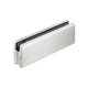 Hafele 981.00.001 Polished Stainless Steel Bottom Glass Clamp