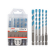 Set of 5 multi-purpose drill bits size 4/5/6/6/8 Bosch 2608900585