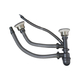 Xả chén đôi nắp inox rổ nhựa COVIPHA 448001XCDNXB