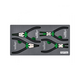 Toptul GEA0408 Curved Nose External Pliers Set (4 pieces)