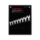 Toptul GPAW1202 Open End Wrench Set (12 pieces)