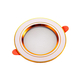 7W LED recessed ceiling light with yellow border, Dien Quang DQ LRD17 078CS Go90