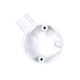 1-way round junction box, 16mm Dien Quang DQ CA 1JB16N 10 (no cover)