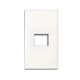 Square corner plate for 1 Panasonic WZV7841W device
