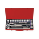 Kingtony 4526MR01 10-32mm 1/2″ Metric 24-Piece Socket Set