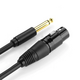 Cáp âm thanh chuyển đổi từ 6.5mm sang AV Cannon (XLR) âm dài 5m (AV131) Ugreen 20721