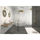 Gạch vân đá Bóng CRYSTAL WHITE AZULEJO 25*80