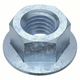 Hex Flange Nuts Flanged Metric M14x1.5xmm Class 10 Steel Zinc Plated