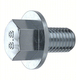 Hex Flange Bolts Flanged Metric M10x1.5x60mm Not Graded Steel Zinc Plated Fully Threaded