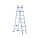 Thang nhôm chữ A rút gọn đơn 2x7 bậc Advindeq ADT707B