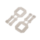 RS PRO 2117677 Plastic Strap and Buckle Set