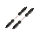 Set of 2 short screwdriver bits with 2 heads PH2 6.35x65mm BOSCH 2608522408