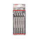 Bộ 5 lưỡi cưa lọng T 345 XF BOSCH 2608634994