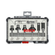 BOSCH 2607017470 6-piece edge milling cutter set for wood