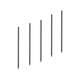 Set of 5 extension bars for Gardena sprinkler heads 01377-20
