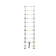 Sumo ADT310B single 11-step telescopic aluminum ladder