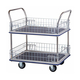 Xe đẩy hàng 2 tầng có lưới bảo vệ tải trọng 370kg Sumo HB-220M