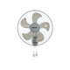 Quạt treo tường 2 dây 4.5 tấc đế nhựa SENKO TC1880