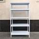 FABINA FBN10045183T 100cm white steel 5-panel shelf