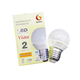 Bóng đèn LED 2W đuôi E27 Gata TL01-2W ánh sáng vàng