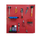 Red Pegboard Double Mesh Panels with Hanging Accessories FABINA FBNVL9090RPK - 2 Panels