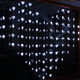 5m long decorative LED string lights, 20 battery-operated heart bulbs