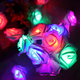 5m long decorative LED string lights, 20 color changing rose shaped bulbs, battery operated