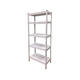 CSPS VNSV076A5BT2 white 5-tier multi-purpose shelf 76x35183cm