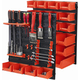 Tactix 320600 tool rack includes 43 tools for storage and hanging