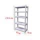 Kệ đa năng 5 tầng trắng 81cm FABINA FBK813818T