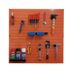 Pegboard double grid with hanging accessories FABINA FBNVL9090ORPK - 2 orange panels
