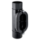Nối có nắp tiếp cận hình bầu dục 125mm Geberit 368.454.16.1