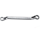 19x22mm ASAKI AK-7485 double-ended ring wrench (matte)