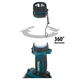 MAKITA DML807 battery powered LED light (18V, 14.4V)