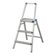 Kenfon KF-B03 3-step aluminum ladder with handrail 85cm