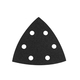 MAKITA B-21733 triangle sanding paper (black)
