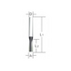 Straight milling cutter 10mm MAKITA D-15512
