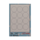 Tomy A4 No. 142 round decal 60 mm (12 stickers)